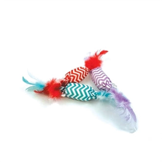 HAPPY PET TABBY PATCH CRINKLE SNOEPJE ASSORTI 19X2,5X2,5 CM
