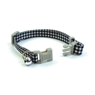 HAPPY PET TABBY PATCH HALSBAND KAT RUIT ZWART 18-30X1 CM