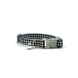 HAPPY PET TABBY PATCH HALSBAND KAT RUIT ZWART 18-30X1 CM