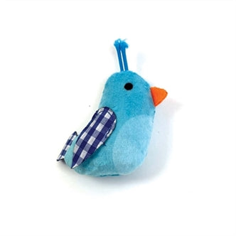 HAPPY PET TABBY PATCH VOGEL MULTIPACK BLAUW 4 ST