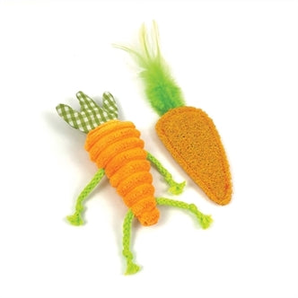 HAPPY PET TABBY PATCH WORTELS MET CATNIP 14 CM EN 20 CM
