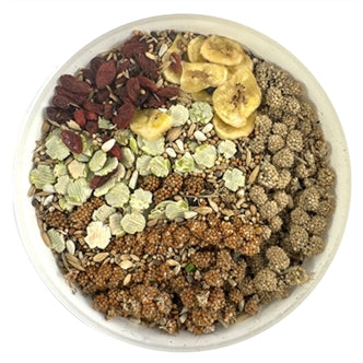 HARECO AGAPORNIS SELECT ZONDER PELLETS 1,8 KG