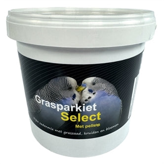 HARECO GRASPARKIET SELECT MET PELLETS 1,8 KG