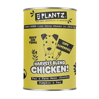 HENART PLANTZ VEGAN VLEESACHTIGE KIP STUKKEN IN JELLY 400 GR
