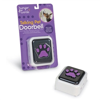 HUNGER FOR WORDS TALKING PET DOORBELL 10,2X19,1X4,1 CM