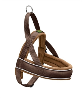 HUNTER HARNAS NORWEGER RACING NYLON BRUIN / COGNAC SMALL 42-53X2 CM