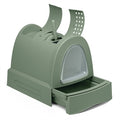 IMAC KATTENBAK ZUMA 2ND LIFE MET SCHUIFLADE GROEN 56X40X42,5 CM