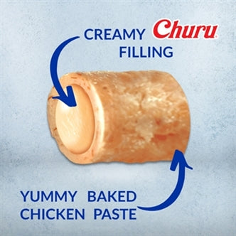 INABA DOG CHURU BITES CHICKEN RECIPE WRAPS 8X12 GR