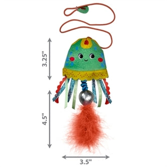 KONG CAT TEASER JELLYFISH ASSORTI 81 CM