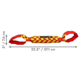KONG MAXX TUG ROOD / GEEL 57X6,5X6,5 CM