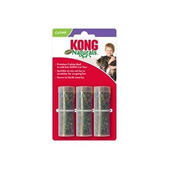 KONG REFILLABLES CATNIP KATTENKRUID BUISJES 3 ST