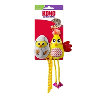 KONG SCRATTLES KIP 23X8,5X3 CM 2 ST