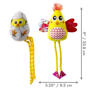 KONG SCRATTLES KIP 23X8,5X3 CM 2 ST