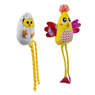 KONG SCRATTLES KIP 23X8,5X3 CM 2 ST