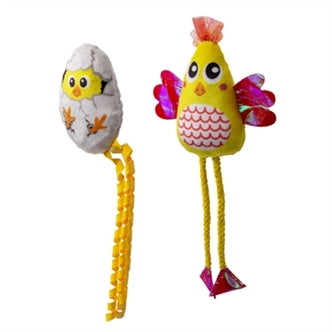 KONG SCRATTLES KIP 23X8,5X3 CM 2 ST