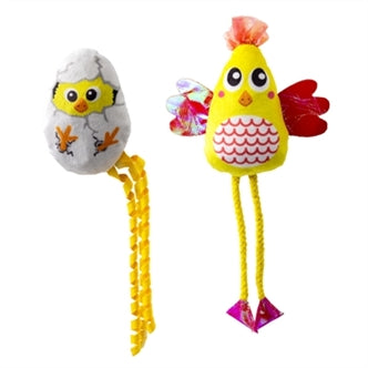 KONG SCRATTLES KIP 23X8,5X3 CM 2 ST