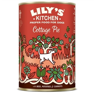 LILY'S KITCHEN DOG COTTAGE PIE 6X400 GR