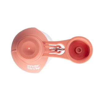 MARTIN DRINKFLES MET SILICONE DRINKBAK ROZE 500 ML