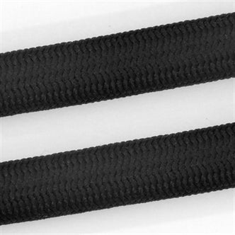 MORSO HALF SLIP HALSBAND HOND SOFT ROPE GERECYCLED BLACK ZWART 60X1 CM