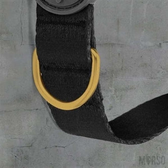 MORSO HALSBAND HOND GERECYCLED GOLD CAVIAR GOUD 37-58X2,5 CM