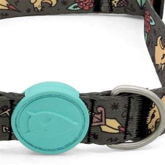 MORSO HALSBAND HOND GERECYCLED INK TANK GROEN 37-58X2,5 CM