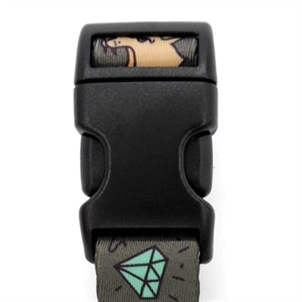 MORSO HALSBAND HOND GERECYCLED INK TANK GROEN 43-70X2,5 CM