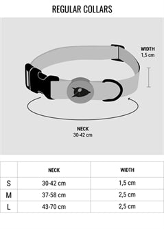 MORSO HALSBAND HOND GERECYCLED INK TANK GROEN 43-70X2,5 CM