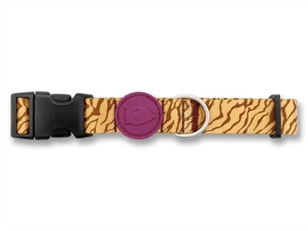 MORSO HALSBAND HOND GERECYCLED JUNGLE DRUM ORANJE 43-70X2,5 CM
