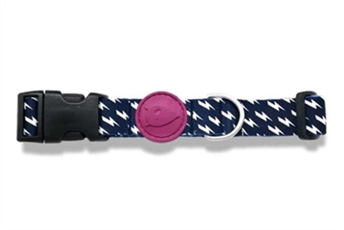 MORSO HALSBAND HOND GERECYCLED POWER FLOW ZWART 37-58X2,5 CM