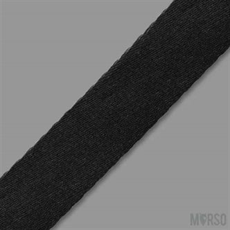 MORSO HALSBAND HOND GERECYCLED PURENESS ZWART 37-58X2,5 CM