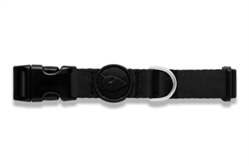 MORSO HALSBAND HOND GERECYCLED PURENESS ZWART 37-58X2,5 CM