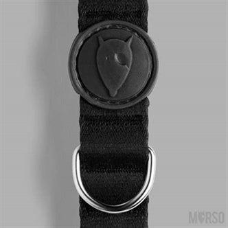 MORSO HALSBAND HOND GERECYCLED PURENESS ZWART 37-58X2,5 CM