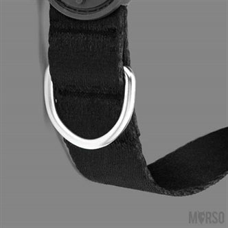 MORSO HALSBAND HOND GERECYCLED PURENESS ZWART 43-70X2,5 CM