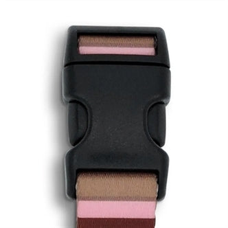 MORSO HALSBAND HOND GERECYCLED SKYLINE ROOD / ROZE 37-58X2,5 CM
