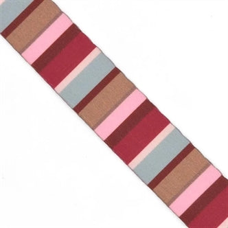 MORSO HALSBAND HOND GERECYCLED SKYLINE ROOD / ROZE 43-70X2,5 CM
