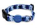 MORSO HALSBAND HOND GERECYCLED SPLASH BLAUW 30-42X1,5 CM