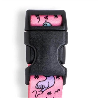 MORSO HALSBAND HOND GERECYCLED SWEET TWEET ROZE 37-58X2,5 CM