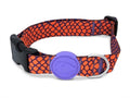 MORSO HALSBAND HOND GERECYCLED URBAN LIZARD ROOD 37-58X2,5 CM