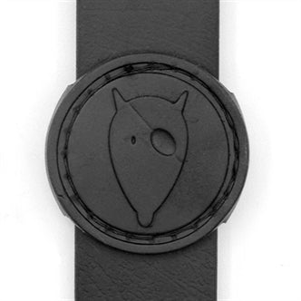 MORSO HALSBAND HOND WATERPROOF GERECYCLED BLACK ZWART 33-41X1,5 CM