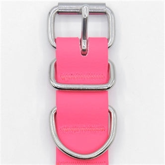 MORSO HALSBAND HOND WATERPROOF GERECYCLED PASSION PINK ROZE 47-55X2,5 CM