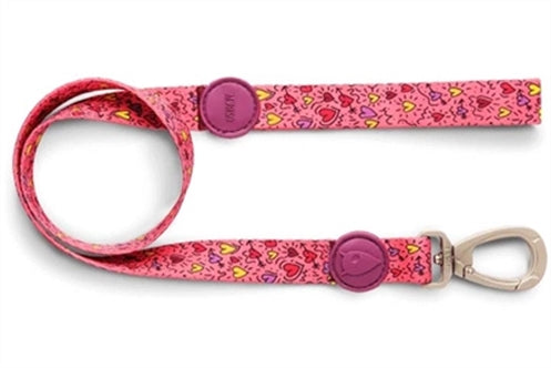 MORSO HONDENRIEM GERECYCLED PINK THINK ROZE 120X1,5 CM 6-20 KG