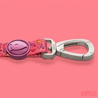 MORSO HONDENRIEM GERECYCLED PINK THINK ROZE 120X1,5 CM TOT 6 KG