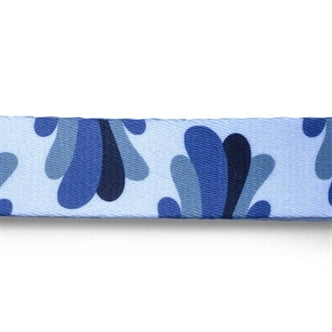 MORSO HONDENRIEM GERECYCLED SPLASH BLAUW 120X1,5 CM 6-20 KG