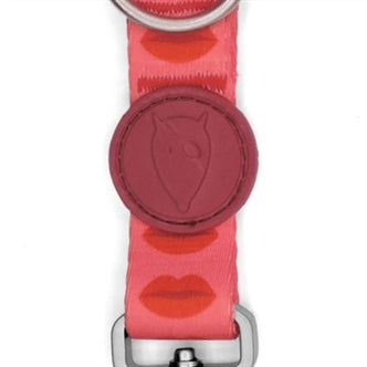 MORSO HONDENRIEM VERSTELBAAR GERECYCLED LIPSTICK ROZE 65-200X2,5 CM 20-80 KG