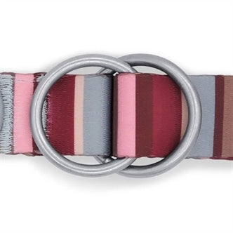 MORSO HONDENRIEM VERSTELBAAR GERECYCLED SKYLINE ROOD / ROZE 65-200X2,5 CM 20-80 KG