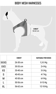 MORSO HONDENTUIG BODY MESH GERECYCLED FULL METAL DOG BRUIN 26-30 CM
