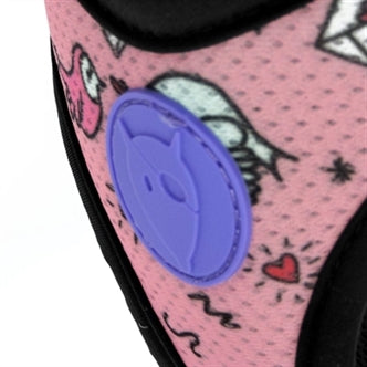 MORSO HONDENTUIG BODY MESH GERECYCLED SWEET TWEET ROZE 30-35 CM