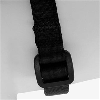 MORSO MINI HONDENTUIG VERSTELBAAR GERECYCLE ZWART 29-38X2,5 CM