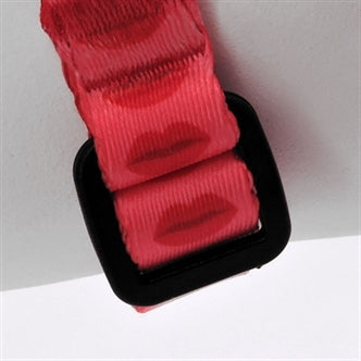 MORSO MINI HONDENTUIG VERSTELBAAR GERECYCLED LIPSTICK ROZE 24-32X1,5 CM