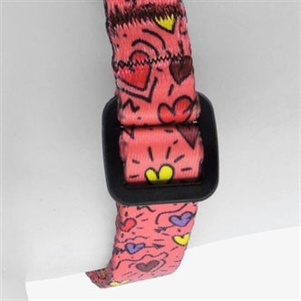 MORSO MINI HONDENTUIG VERSTELBAAR GERECYCLED PINK THINK ROZE 29-38X2,5 CM